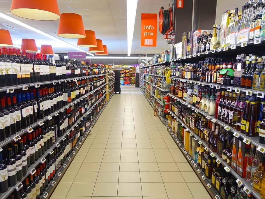 Proof photo of a stocked retail aisle